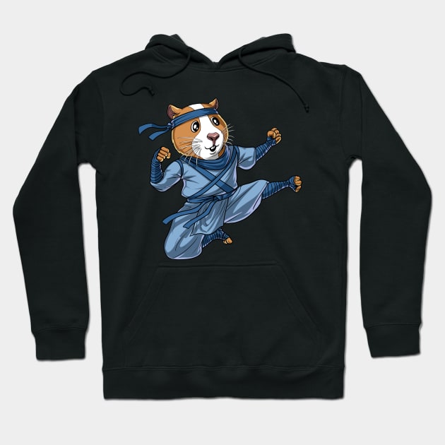 Guinea Pig Ninja Hoodie by underheaven